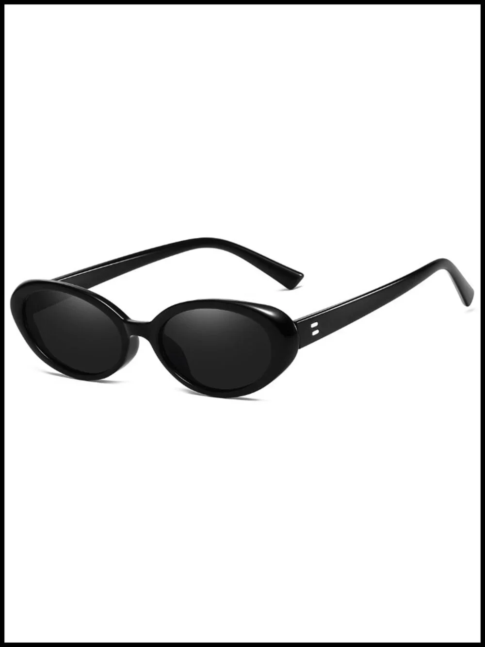 Retro Cat Eye Sunglasses for Women Driving Oval Frame UV400 Protection